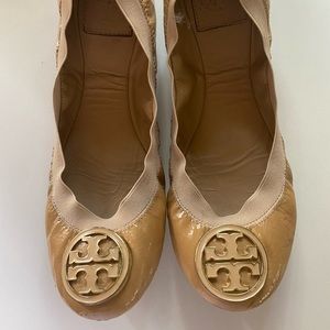Tory Burch Beige Ballet Flats